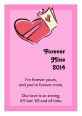 Forever Mine Valentine Vertical Rectangle Favor Tag 1.875x2.75 